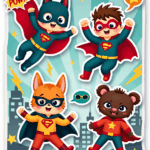 Kids Stickers - Sheet v31